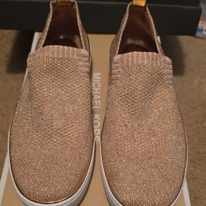 Michael Kors Gold Glitter Flats
